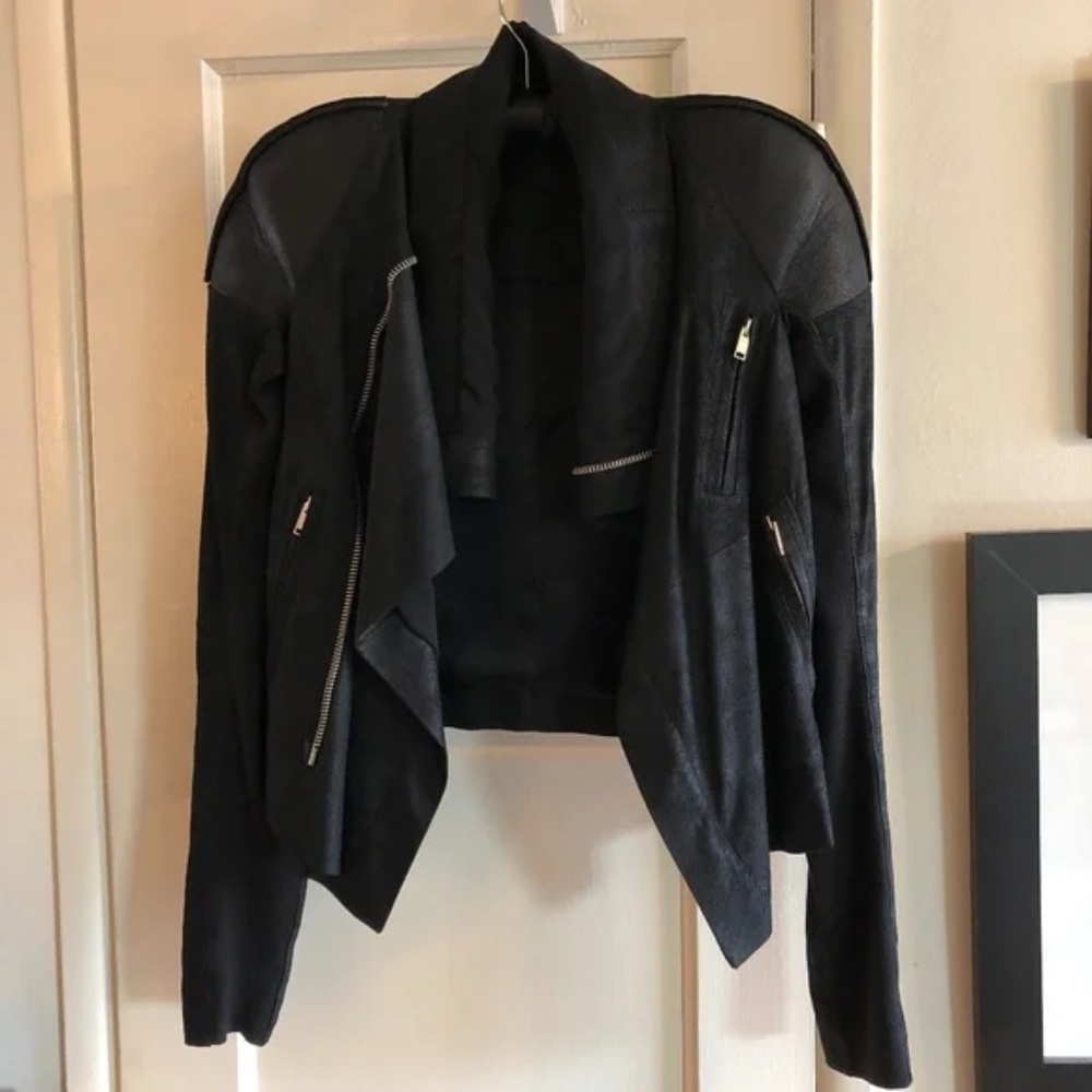 SOLD Rick Owens Blistered Leather Robot Jacket